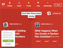 Tablet Screenshot of mobile.smashingmagazine.com